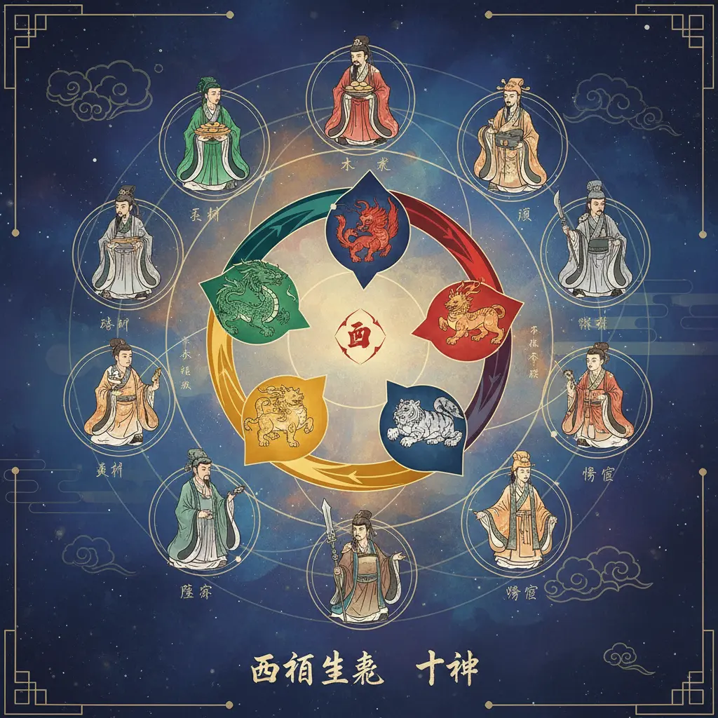十神 - 五行生剋