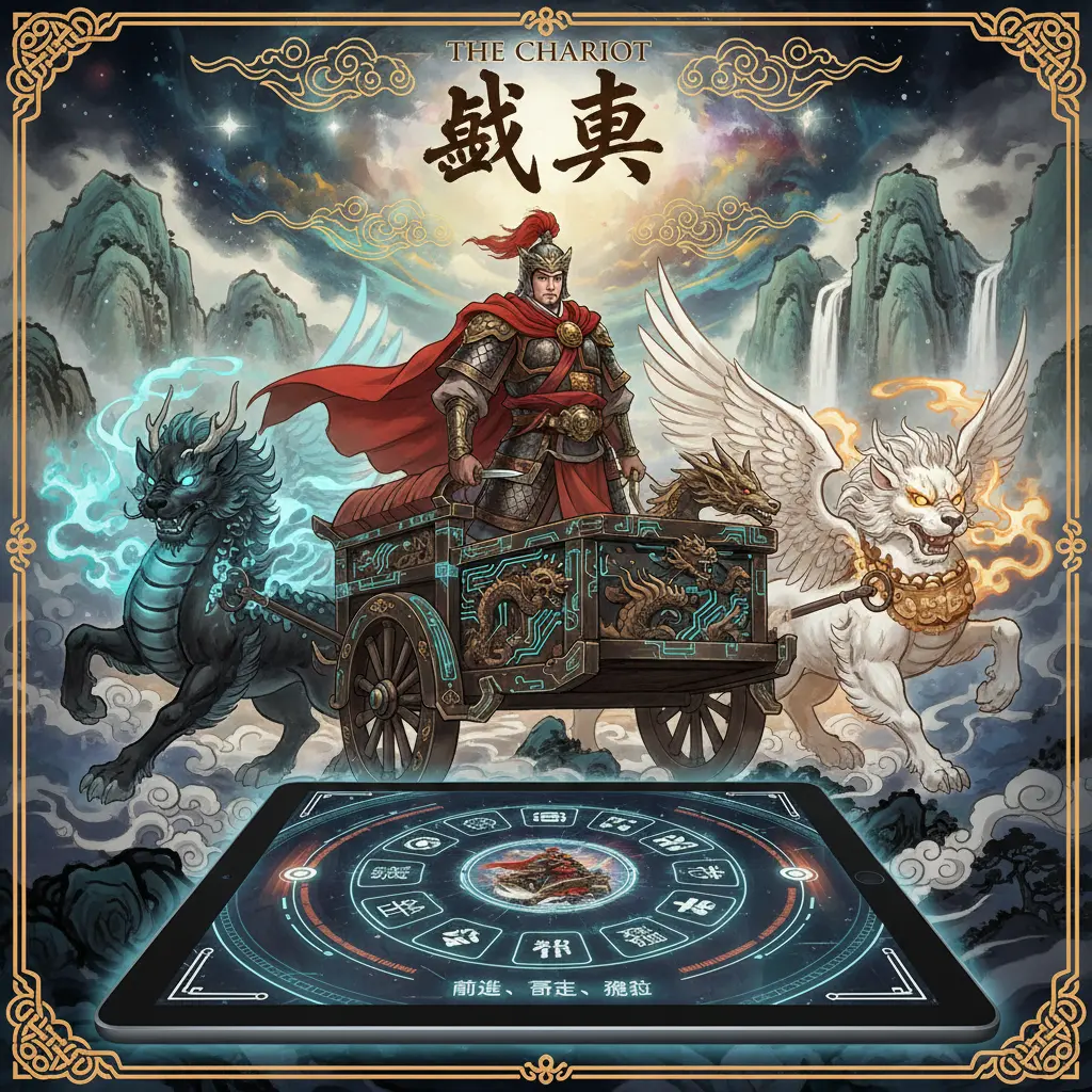 塔羅牌解讀 - 戰車