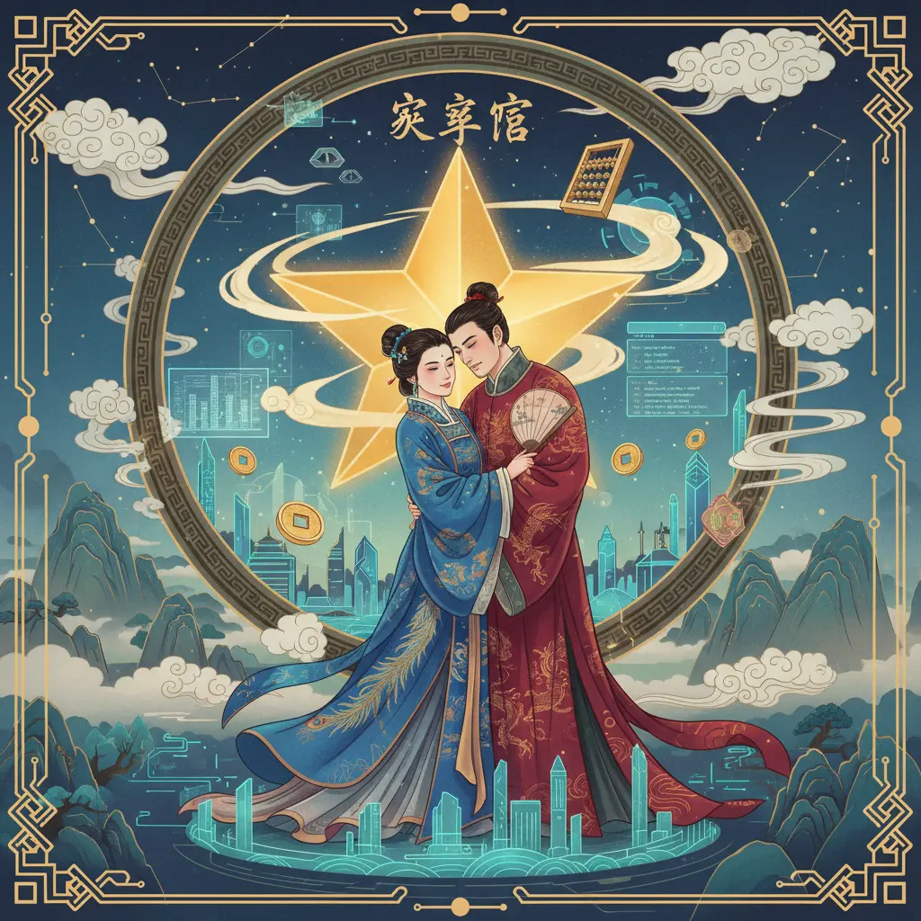 夫妻宮 - 天府星