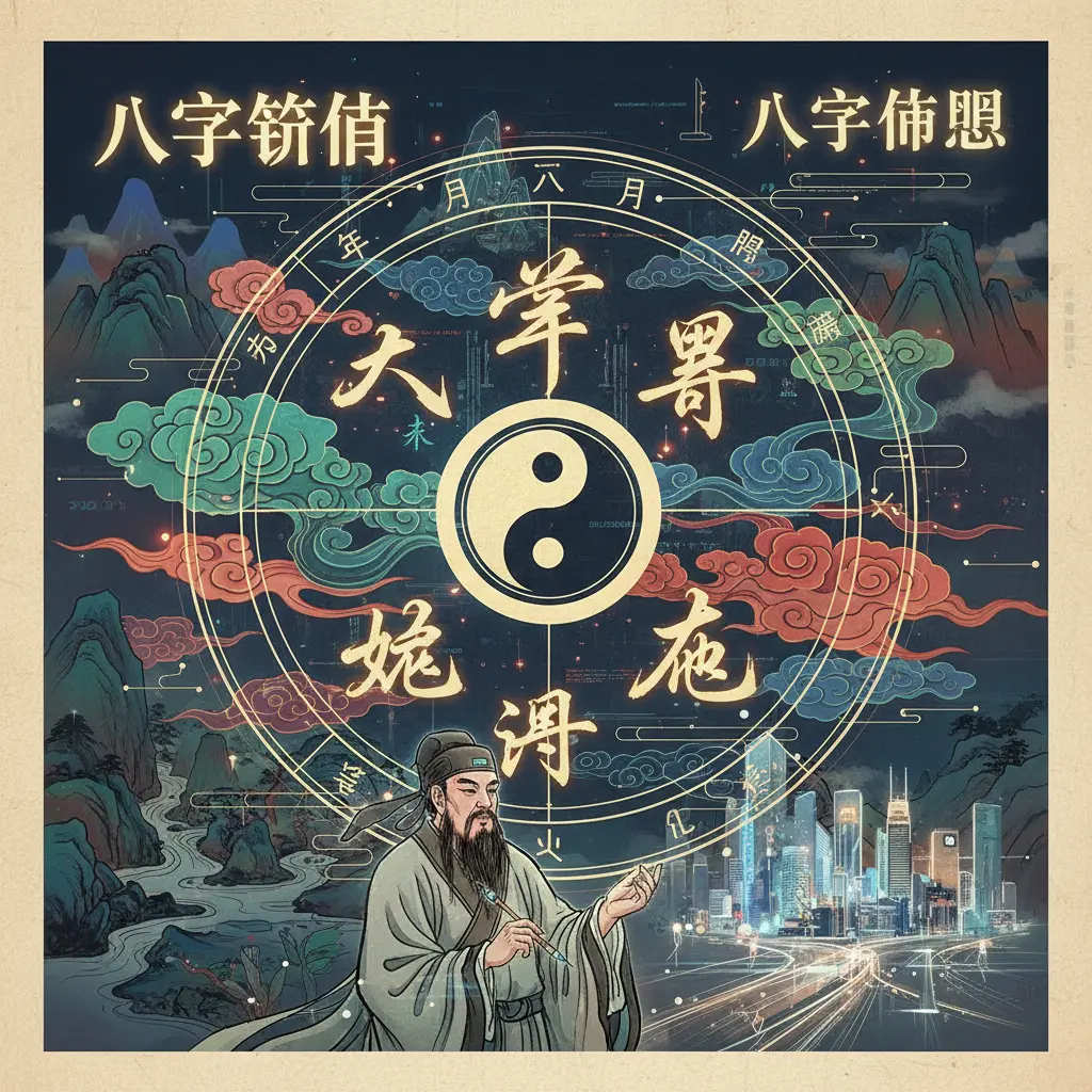 八字命盤 - 八字算命