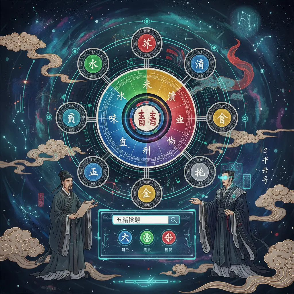 五行查詢 - 子平八字