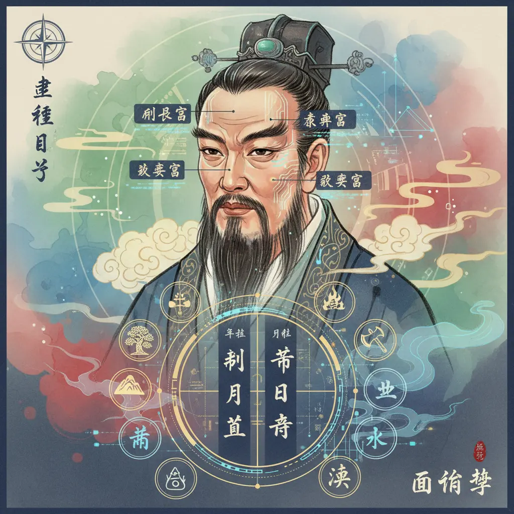 韋千里八字 - 面相學